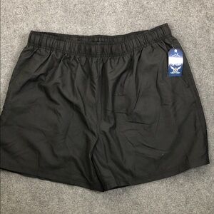 NWT Faded Glory Black Athletic Men's Shorts (M1)